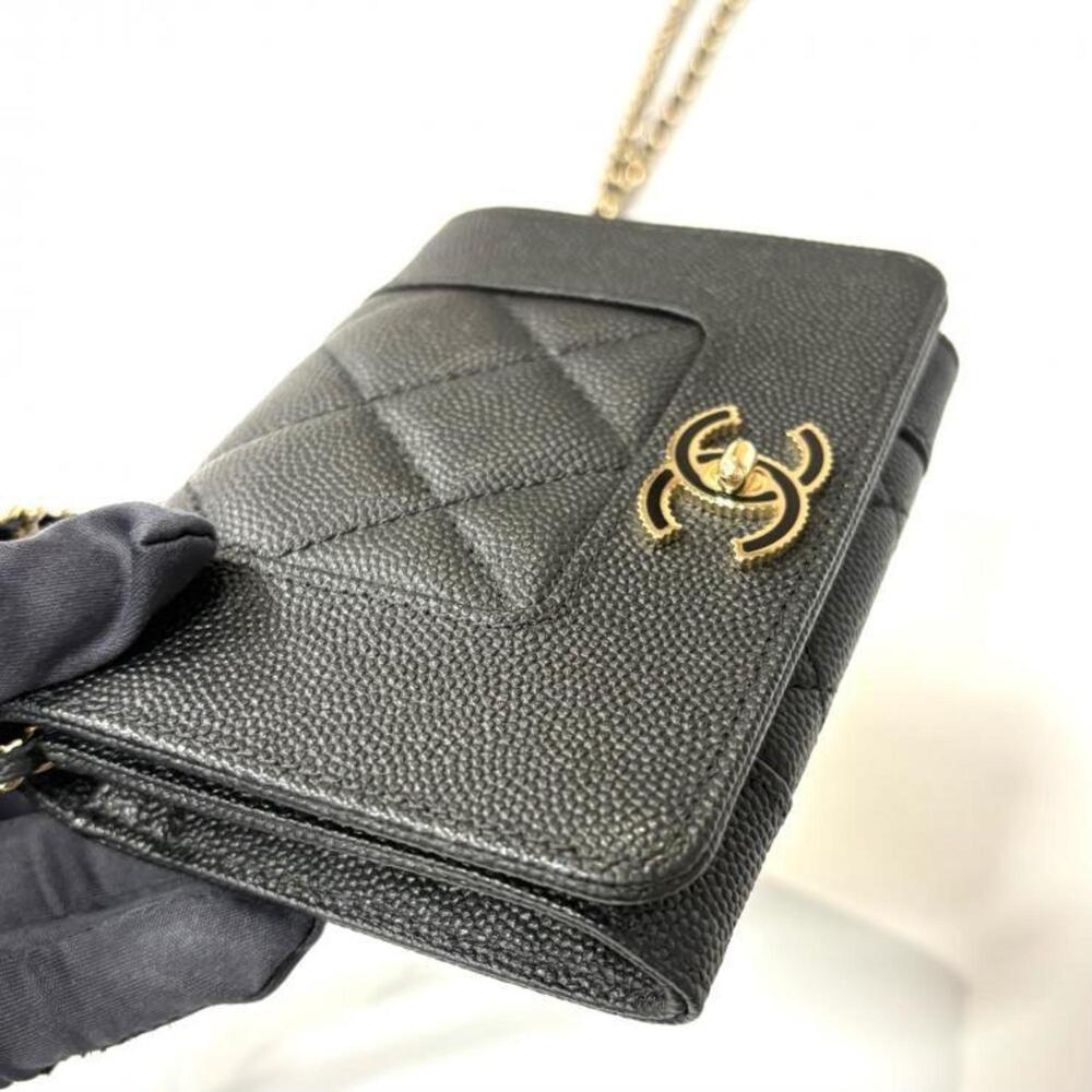 CHANEL Black Caviar Leather Wallet - Picture 8 of 10